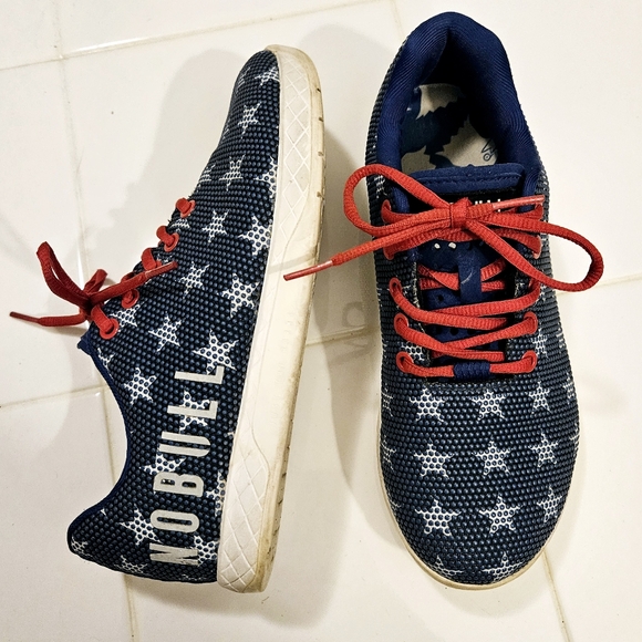 NOBULL American Flag Patriotic Sneakers Size 8 Women - Picture 1 of 13